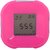 SRK Plastic Digital Alarm Clock (7 cm x 4 cm x 7 cm, Pink)SRK091