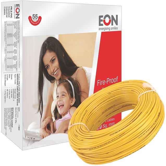 Buy Eon Wire Fire Proof FR-PVC Insulated 90 Meter Electric Wire/Cable ...