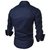 shankars men shirt in contrast blue colour