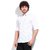 Mens Solid Casual White Shirt