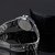 Men Super Speed V6 Stainless Steel Multi-Movement Quartz Wrist Watch SilverBlack