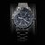 Men Super Speed V6 Stainless Steel Multi-Movement Quartz Wrist Watch SilverBlack