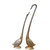 Jyoti Pair Of Golden Swan Showpiece