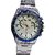 Men Sliver Steel Analog Nice Watch For Boys And Mens