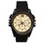 Men Round Dial Black Belt Boys Analog Nice Watches