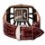 Men Ad Gloden Dial Brown Belt Designer Dial Watches.