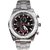 Men Black Big Dial With sliver starp Analog Party Boy Watches
