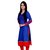 Baga designer womens blue cotton kurti.
