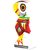 Velamart Beautiful White Polished Wooden Owl a Bengal speciality Showpiece