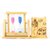 Velamart Dual Sand Clock With Pen Stand, Eco-Friendly Utility Table Showpiece, Home Decor