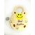 Velamart 3 Hooks LOCK shaped Decrative Wooden  Key Holder  Hanger- For Wall Decor  Home Decor  Utility Showpiece