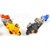 Velamart Thunderbolt High Speed Pull Back Racing Bike Set 12pcs
