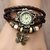 women vintage watch brown colour