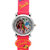 Barbie Doll Pattern Round White Dial Watch - Kids