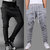 Stylatract Black Grey Cotton Blend Running Trackpants Pack of 2