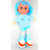 Tickles Blue Doll-Light  Sound Effect with Hanging Loop-Musical Stuff Soft Toys For Kids, Children