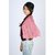 Fashionable Pink Woolen Cape For Girls.