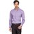 Apparel Mens Solid Formal Purple Shirt