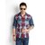 Rodid Mens Checkered Casual Denim Multicolor Shirt