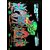 Emboss painting on black velvet cloth