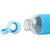 IZIZI Glass Water Bottle with Silicone Sleeve 500ml- Blue