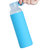 IZIZI Glass Water Bottle with Silicone Sleeve 500ml- Blue