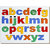 ENGLISH ALPHABET TRAY-LOWERCASE (abc)