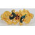 Velamart Fashion Gold Plated Spring Hinge Bangle Bracelet Jewelry - FB-297