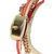 Mango People Wrist Watch With Bracelet Style In Pearl Design for Womens.