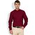 Shree Shyam Solid Casual Maroon Shirt