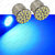 New 22 SMD Car and Bike Turn Indicator Blue Bulb Set of 2 Pieces.