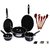 5 Pcs Non-stick Induction Base Cookware  5 Pcs Skimmer Set