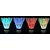Colorful LED Lights Feather Shuttle Cock For Playing Badminton At Night