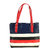 Khadims Navy Red Womens Tote Shoulder Bag