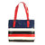 Khadims Navy Red Womens Tote Shoulder Bag