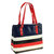 Khadims Navy Red Womens Tote Shoulder Bag