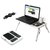 E-Table Portable Laptop Stand Foldable eTable With 2 B Cooling Fans Notebook laptop sony samsung apple mac book air pro