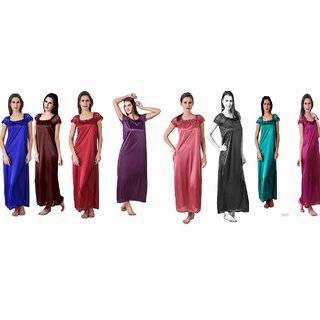 @rk combo pack of Causal summer 10 pc Nighty,Gown,Night suits,night dress, Nighty,Gown