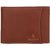 K London Soft  Flexible Brown Card Coin Pocket Bifold Mens Wallet -Brown.
