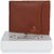 K London Soft  Flexible Brown Card Coin Pocket Bifold Mens Wallet -Brown.