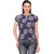 LAHEMS Blue Printed Casual Top