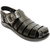 ROONY Mens Synthetic Leather Black Sandal