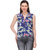 LAHEMS Blue Floral Printed Shirt