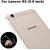 LENOVO VIBE K5 A6020a40 SOFT TRANSPARENT CASE (GOLD/SILVER)