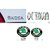 Skoda OCTAVIA car Monogram Emblem Chrome Skoda Car Monogram Logo Emblem