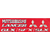 LOGO Mitsubishi LANCER MONOGRAM EMBLEM CHROME Family Pack