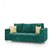 Comfort Couch Fully Upholstered Three-Seater Sofa - Premium Valencia Turquoise