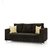 Comfort Couch Fully Upholstered Three-Seater Sofa - Premium Valencia Chocolate