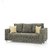Comfort Couch Fully Upholstered Three-Seater Sofa - Premium Valencia Sand