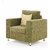 Comfort Couch Fully Upholstered Single-Seater Sofa - Premium Valencia Buff